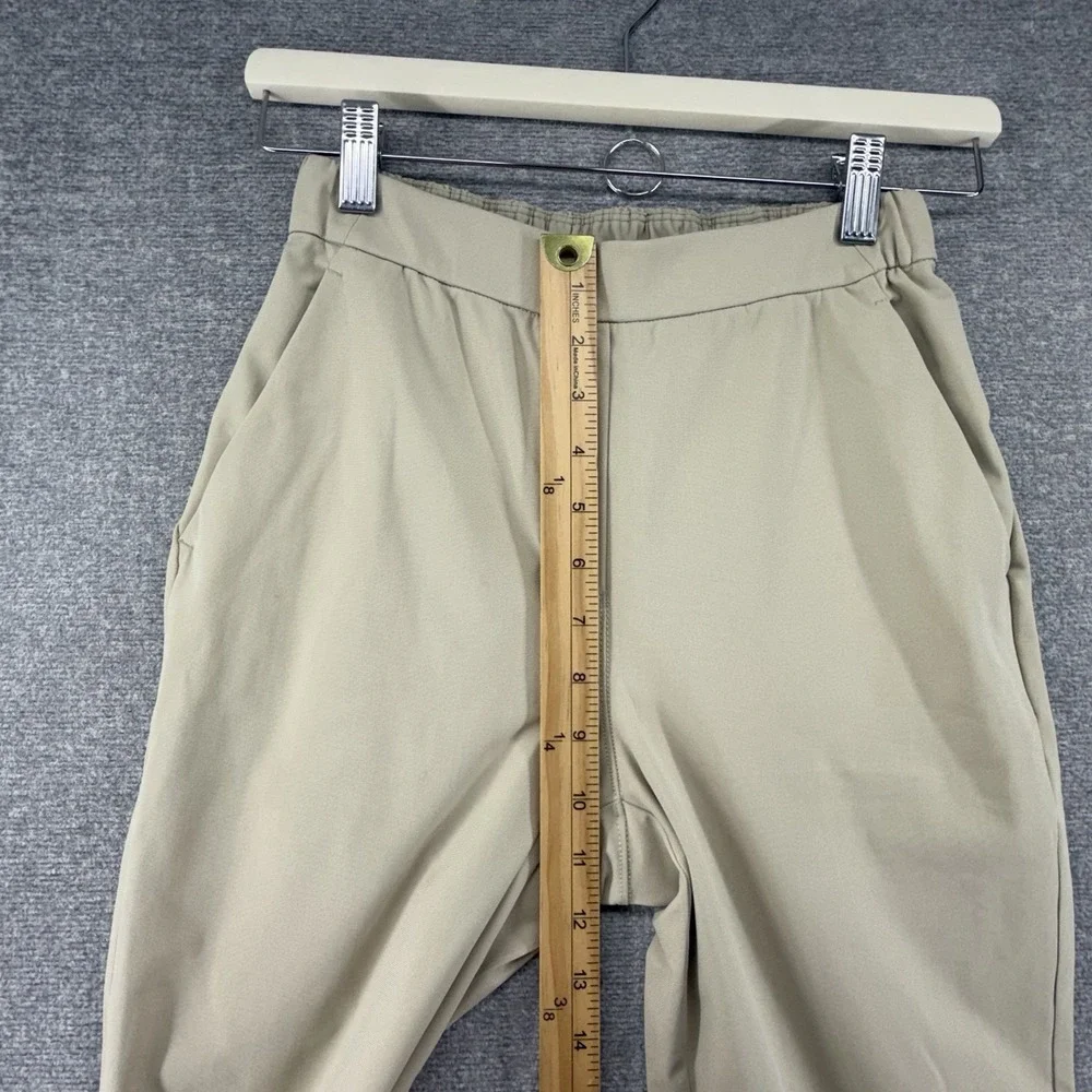 Lululemon Your True Trousers 7/8 Pants Women Size 2 Beige Pull On Casual